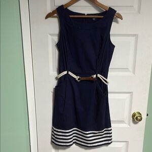 Tommy Hilfiger Blue Sheath Mini Dress Sleeveless